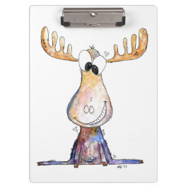 Cute Whimsical Moose