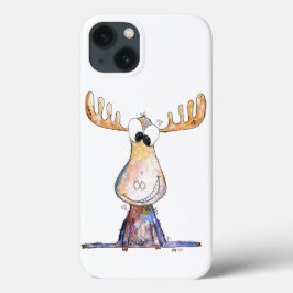 Cute Whimsical Moose