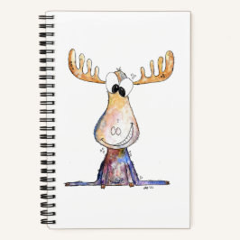 Cute Whimsical Moose