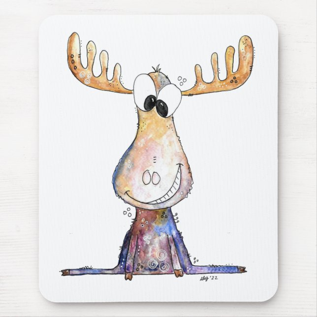 Cute Whimsical Moose Musmatta (Framsidan)