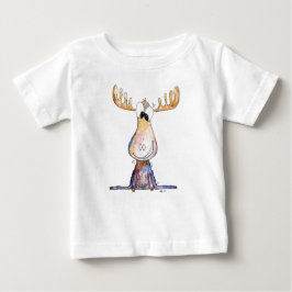 Cute Whimsical Moose T Shirt