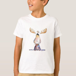 Cute Whimsical Moose T Shirt