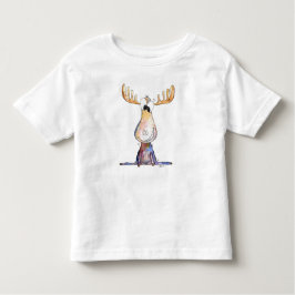 Cute Whimsical Moose T Shirt