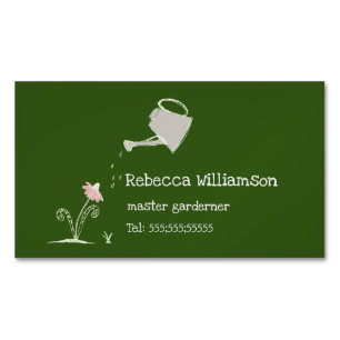 Cute Whimsical  Services & QR-kod Magnetiska Visitkort