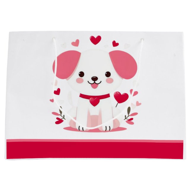 Cute Whimsical valentine's puppy (Framsidan)