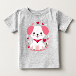 Cute Whimsical valentine's puppy T Shirt