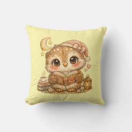 Cute Whimsical Watercolor Animal  Kudde