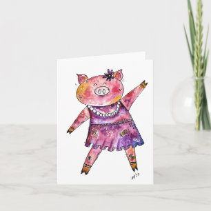 Cute Whimsicing Gris Kort