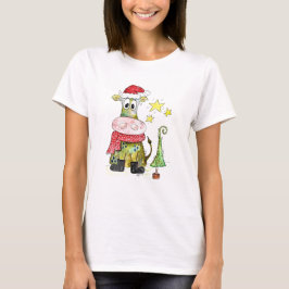 Cute Whimsique Jul Cow T Shirt