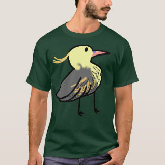 cute whistling heron t shirt