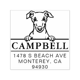 Cute Whistring Anpassningsbar Hund Frimärke Självfärgande Stämpel