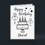 Cute White and Black Cake Grandson 1:a födelsedage Kort<br><div class="desc">Cute White och Black Cake Grandson 1:a födelsedagen, den här designen är för alla som tittar för något trevligt för en liten pojke på hans första födelsedag. Om du är tittar för 1:a födelsedag, särskilt för din barnson, är det här precis vad du behöver. Utformningen har en söt födelsedagskalas med...</div>
