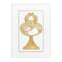 Cute White Cat Lidded Bowl