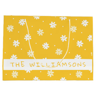 Cute White Daisy Personlig Gult Påsk