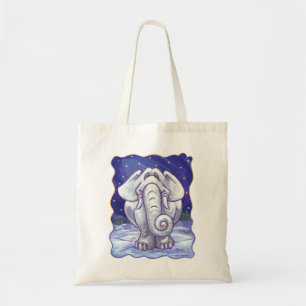 Cute White Elephant Gift Tygkasse