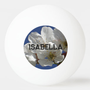 Cute White Flowers Pingisboll