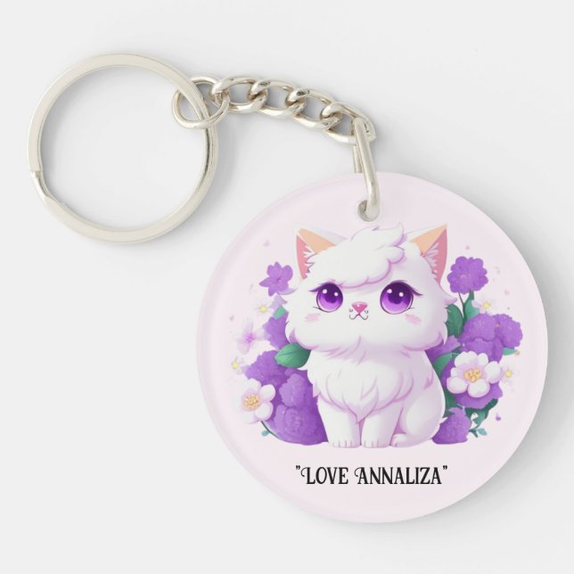 Cute White Fluffy Persian Cat God-God (Framsidan)