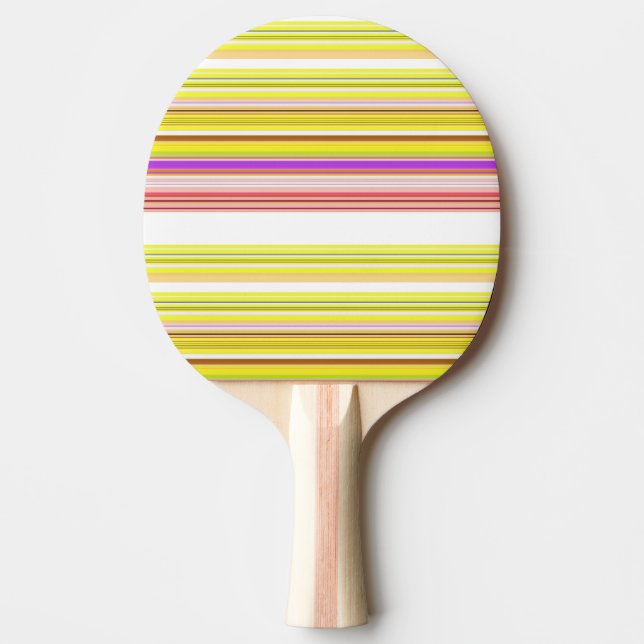 Cute white gult rand pingisracket (Framsidan)