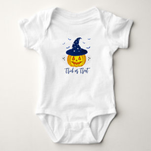 Cute White Halloween Pumpkin Spöken och Fladdermös T Shirt