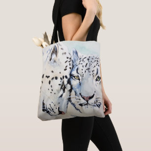 Cute White Leopards Tygkasse