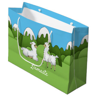 Cute White Mountas Llamas