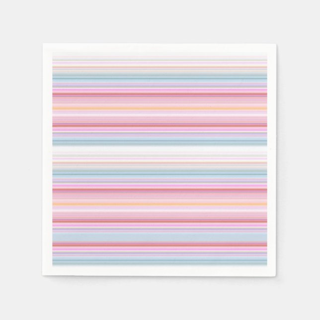 Cute white pinky rand pappersservett (Framsidan)