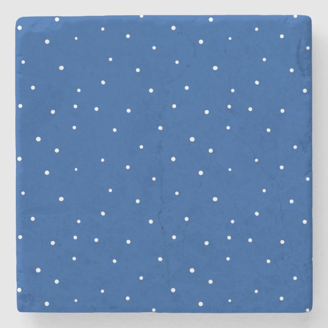 Cute white polka dots stenunderlägg (Framsidan)