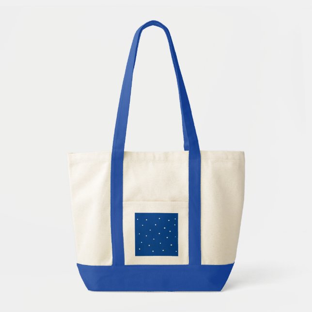 Cute white polka dots tygkasse (Framsidan)