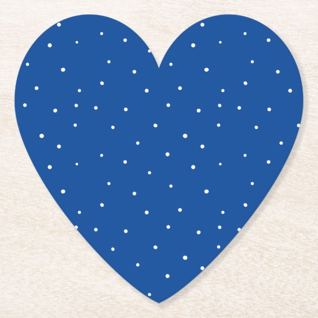 Cute white polka dots underlägg papper (Framsida)