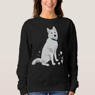 Cute White Siberian husky - Sweet White Snö Hund T Shirt