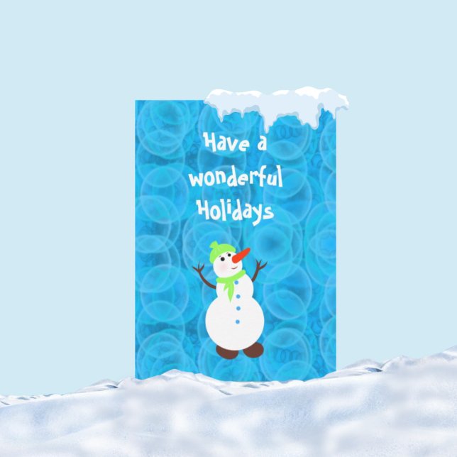 Cute white snögubbe (Skapare uppladdad)