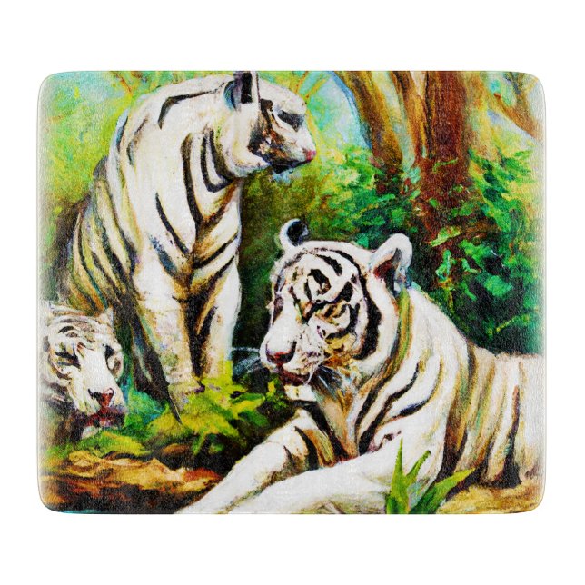 Cute White Tigers in the Jungle. Köp nu (Framsidan)