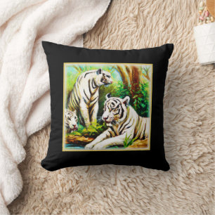 Cute White Tigers in the Jungle. Köp nu Kudde