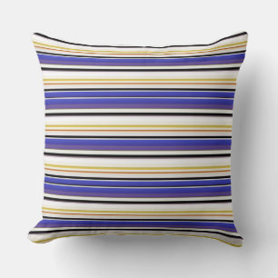 Cute white violet rand kudde