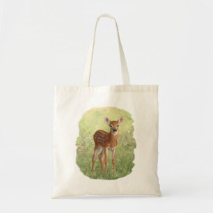 Cute Whitetail Fawn Tygkasse