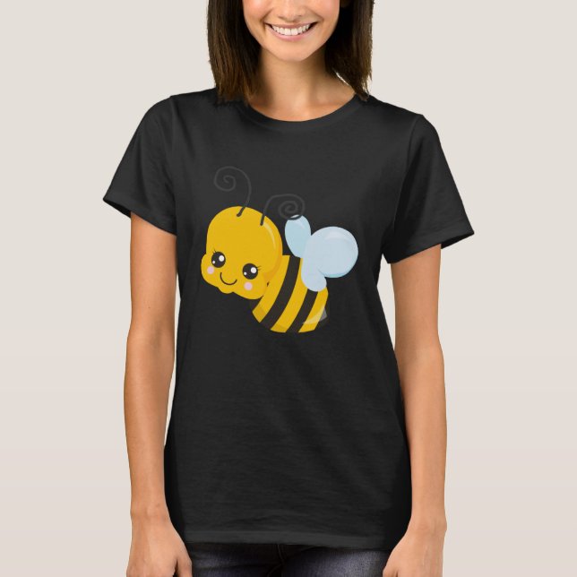 Cute Wholesome Bees Spara Bumblebee T Shirt (Framsida)