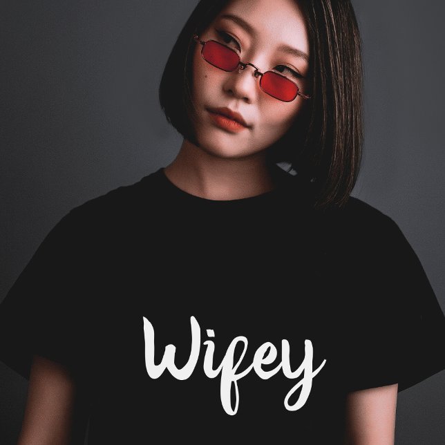 Cute Wifey Ny gifta Honeymoon T Shirt (Skapare uppladdad)