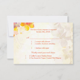 Cute Wildblommor Garden Wedding Meal Choice OSA