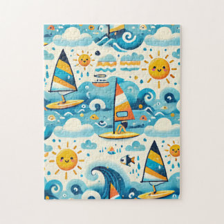 Cute Windsurfing Puzzle 🧩 Pussel