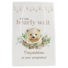 Cute Winter Baby Shower Vi kan avvakta