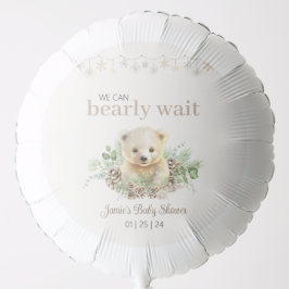 Cute Winter Baby Shower Vi kan avvakta