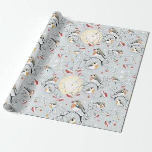 Cute Winter Birds Presentpapper