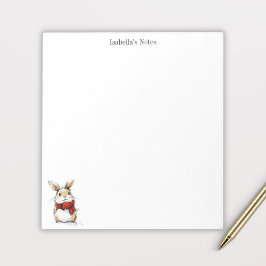 Cute Winter Bunny Sketch Illustration Anteckningsblock