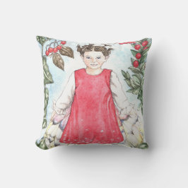 Cute Winter Fairy Cushion Kudde