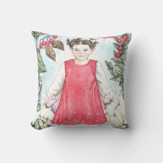 Cute Winter Fairy Cushion Kudde