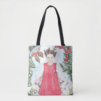 Cute Winter Fairy Tote Bag Tygkasse