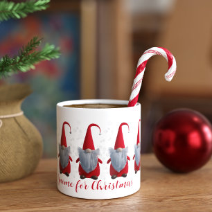 Cute Winter Gnome för jul Espresso Kopp Espressomugg