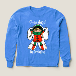 Cute Winter Snö Angel T Shirt
