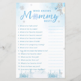 Cute Winter som känner Mammans bästa babyvisningss