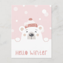 Cute Winter-vykort